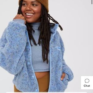 Offline by aerie Sherpa speckled jacket